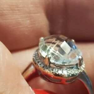 18k 750°Gold 4,5 Ct Chryzolite Genuine (750°)Gemstone Ring